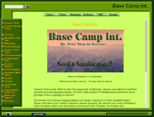 Tablet Screenshot of basecamp-int.de
